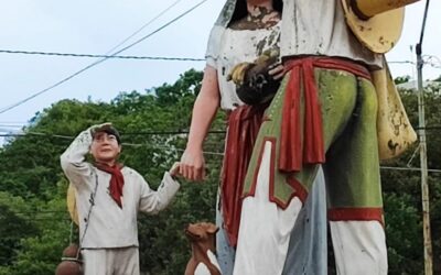 Papás y niño zoques